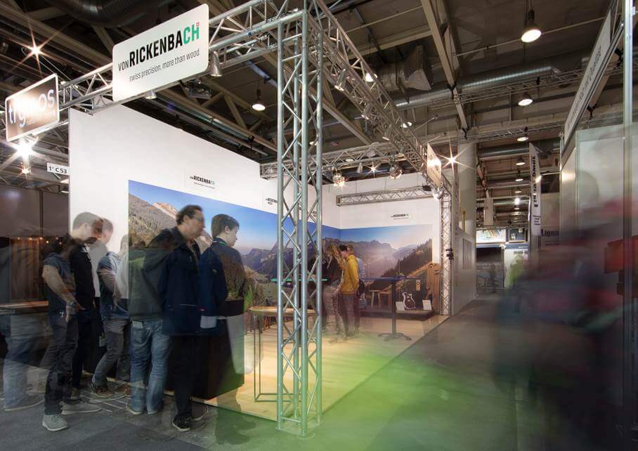 HOLZ Basel Messe-Stand von Rickenbach